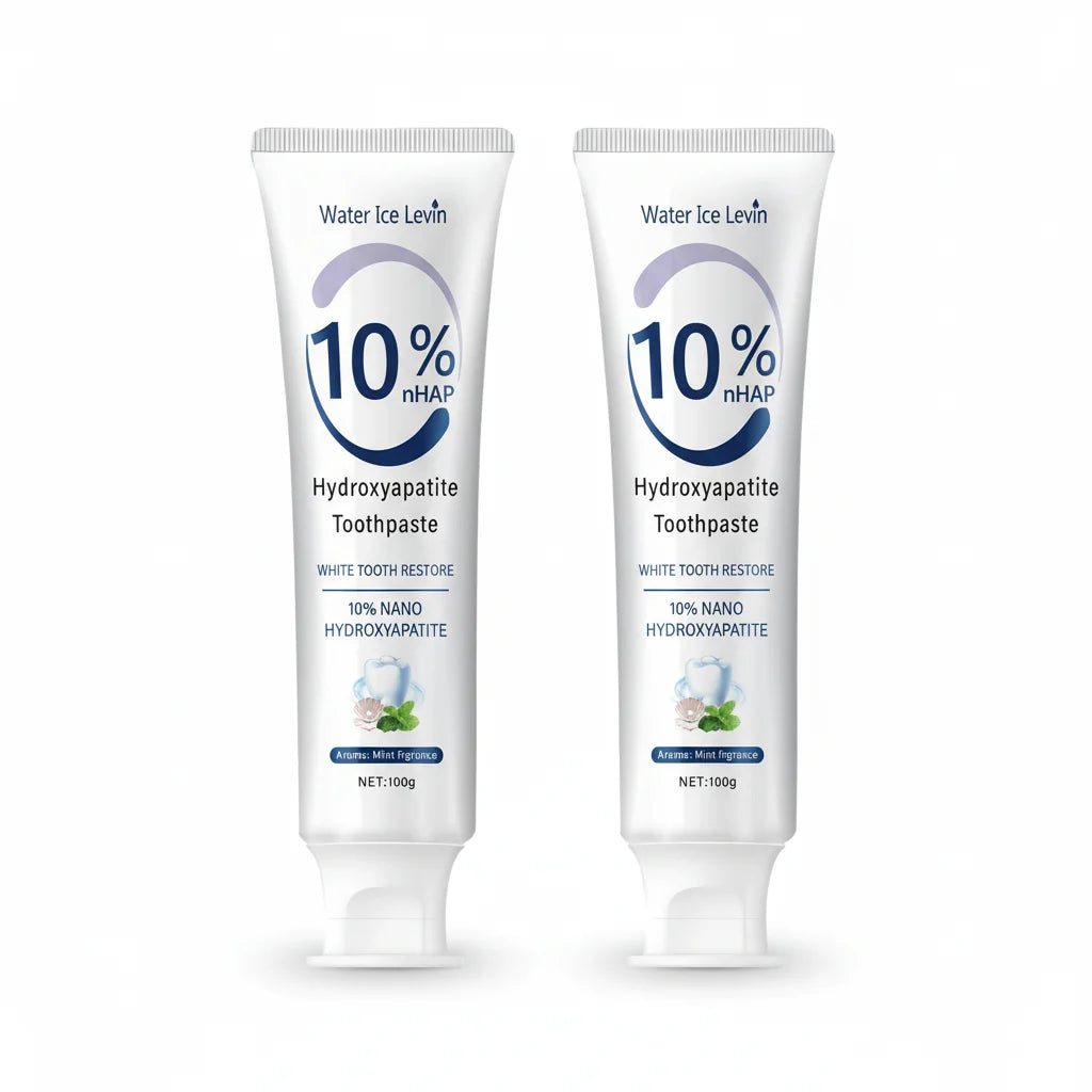 10% Nano Hydroxyapatite Toothpaste Restores White Teeth. Protects Gums. Deep Cleans. Brightens Smile. 100g Fresh Mint.
